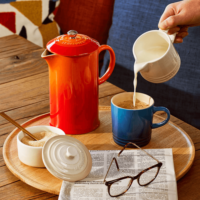 Stoneware Cafetiere, 1 litre, Volcanic