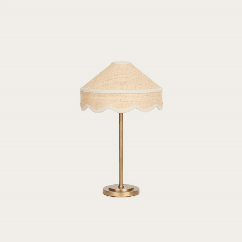 Marina Table Lamp, H43cm, Brass