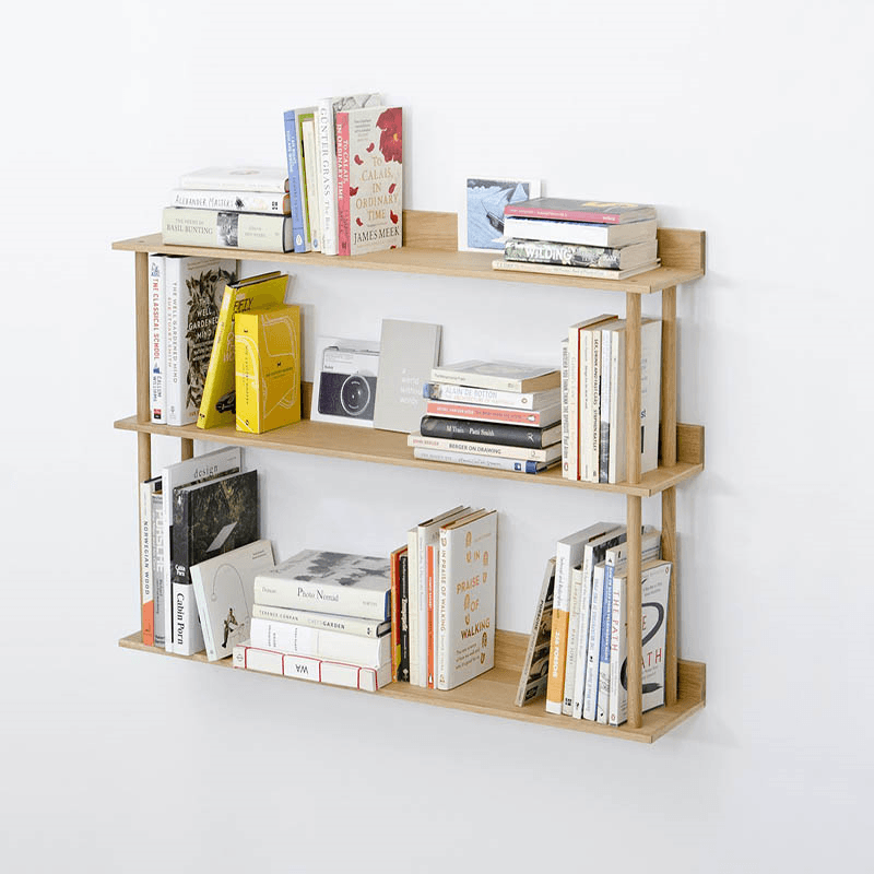 Platform 3 Shelf, H64 x W100cm, Oak