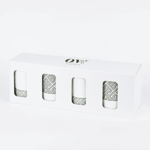 Image showing the Maze Set of 4 Mugs, 350ml, Apple Green product.