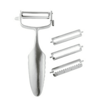 Image showing the Vegetable Peeler, 3-way, 19 x 15 x 3 cm product.