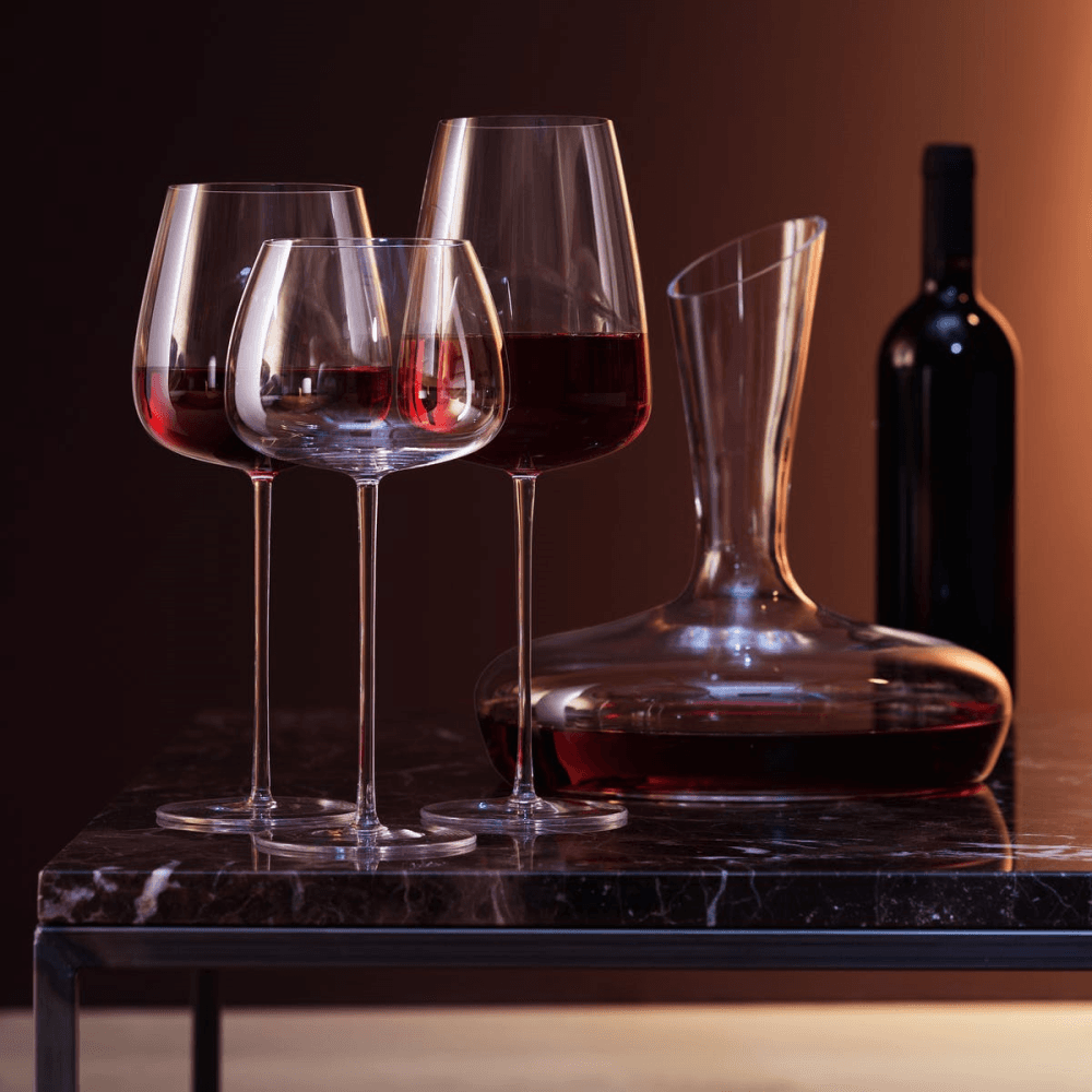 Wine Culture Pair of red wine goblets, 715ml, clear