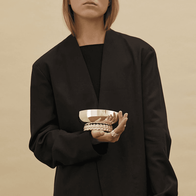 Babylone Bowl, D14cm, Silver