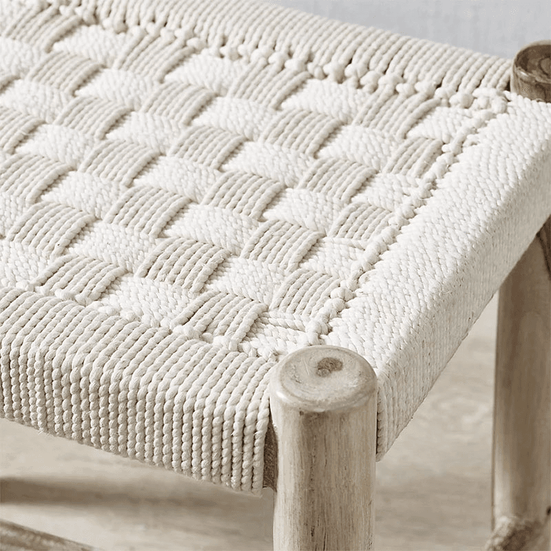 Faro Woven Stool, Natural