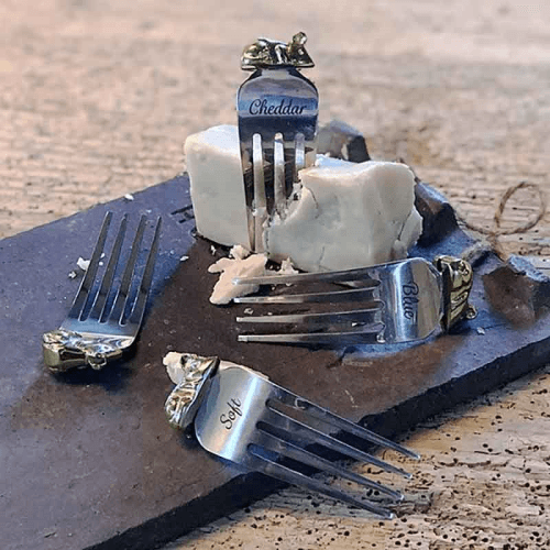 Image showing the Mouse Cheese Marker Set, Silver product.