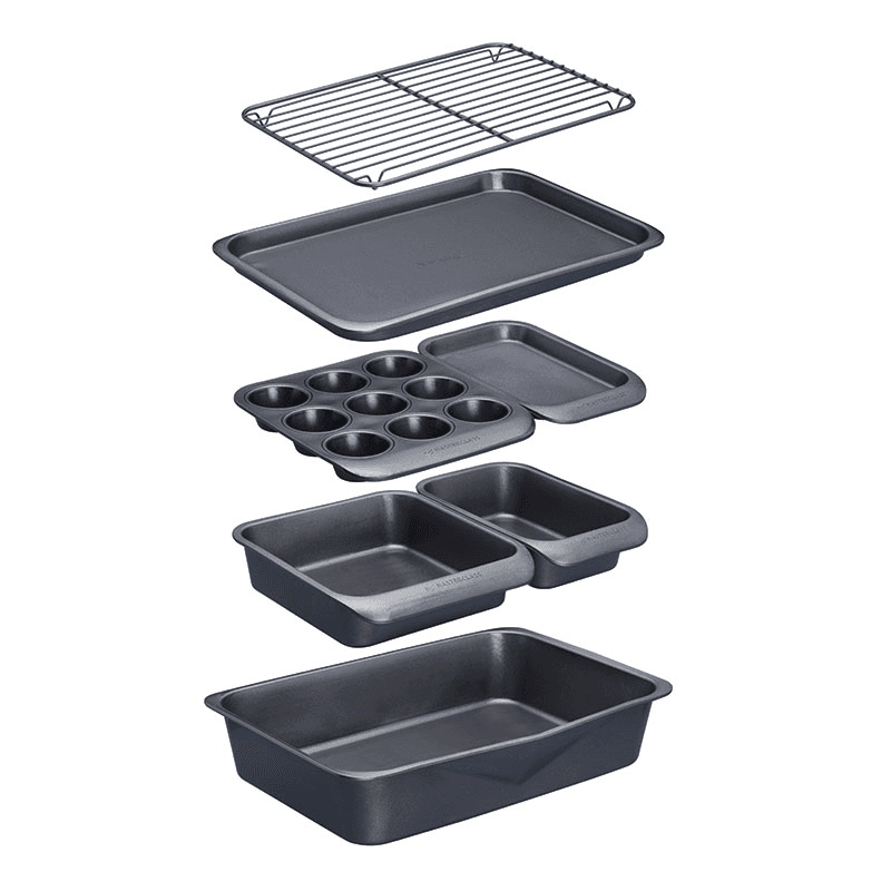 Smart Space 7 piece bakeware set, Non-Stick