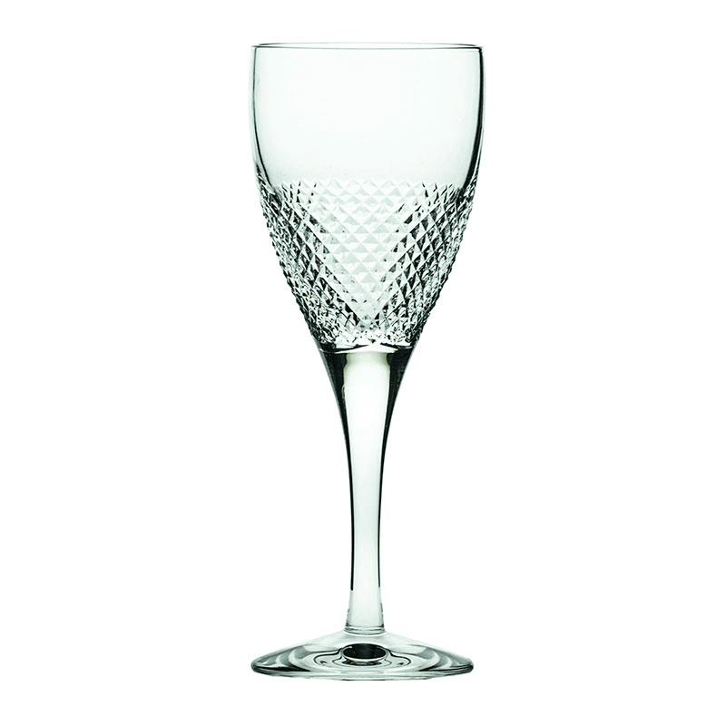 Tiara Set of 2 Wine Glasses, 280ml, Clear