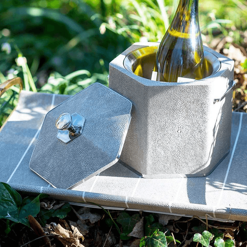 Ice Bucket, Barley Shagreen