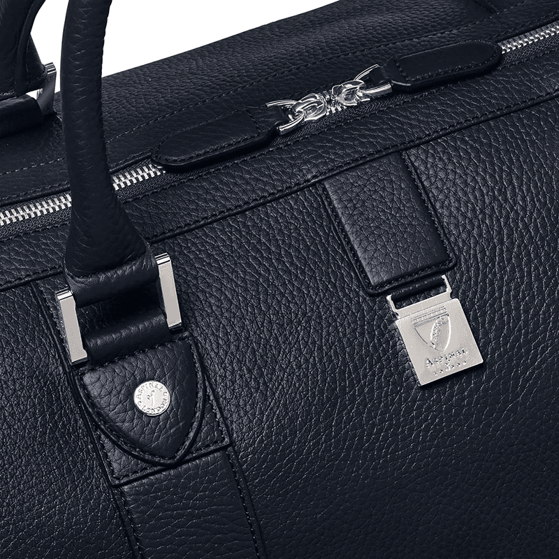 Boston Travel Bag, Navy Pebble