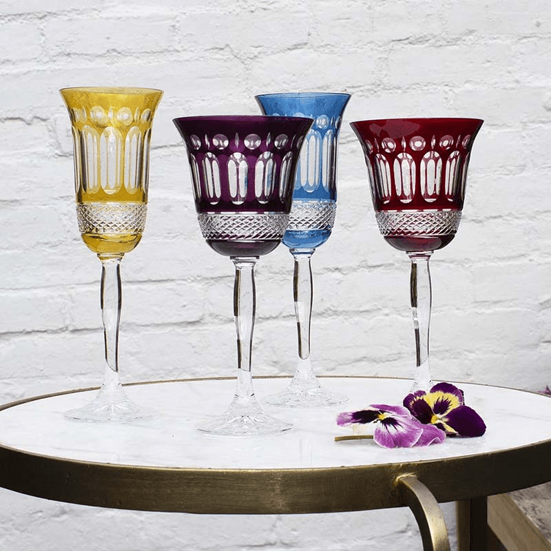 Belgravia Set of 2 Champagne Flutes, 180ml, Blue