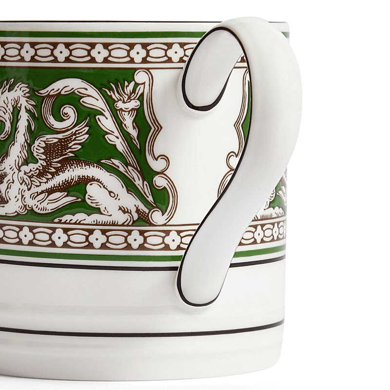 Florentine Mug, 326ml, Verde