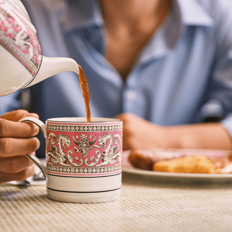 Florentine Mug, 326ml, Fuchsia