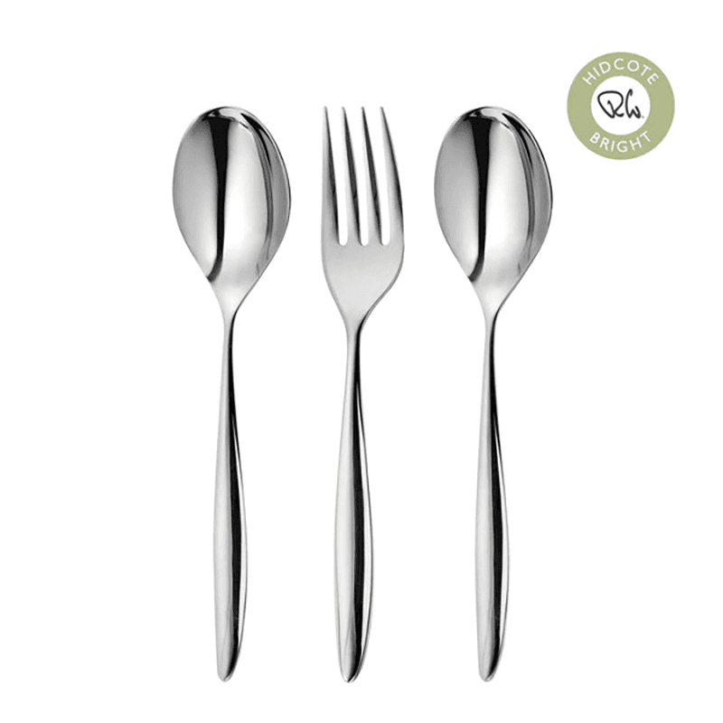 Hidcote Bright 3 piece serving set, Stainless Steel