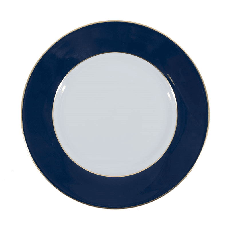 Sous Le Soleil Dinner Plate, D27.5cm, Matt Gold Classic Night Blue