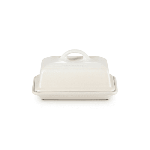 Image showing the Stoneware Butter dish, 17 x 13 x 9cm, Meringue product.