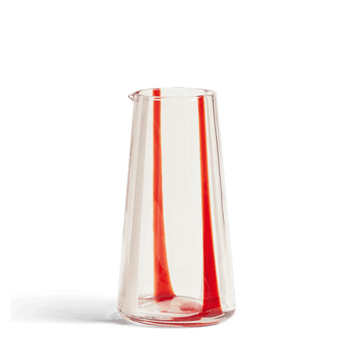 Image showing the Mila Jug, Red & White product.