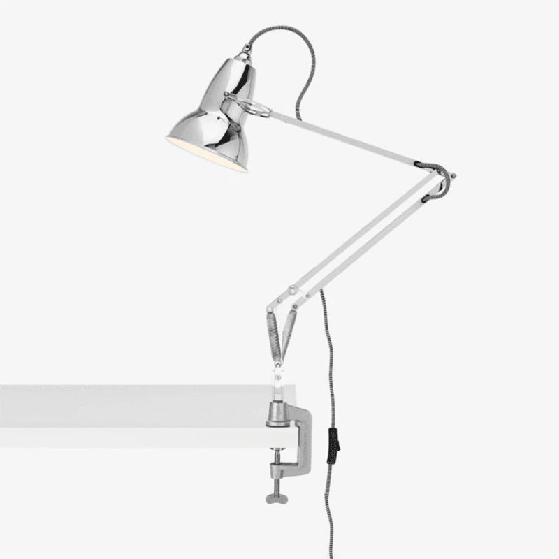 Original 1227 Desk Lamp with Desk Clamp, Bright Chrome