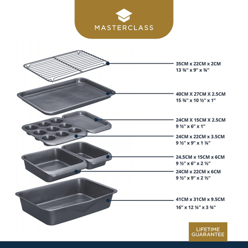 Image showing the Smart Space 7 piece bakeware set, Non-Stick product.