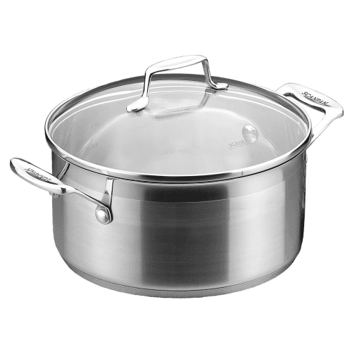 Image showing the Impact Dutch oven pan with lid, 4.5 litre, stainless steel product.