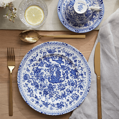 Image showing the Regal Peacock Plate, D25cm, Blue product.