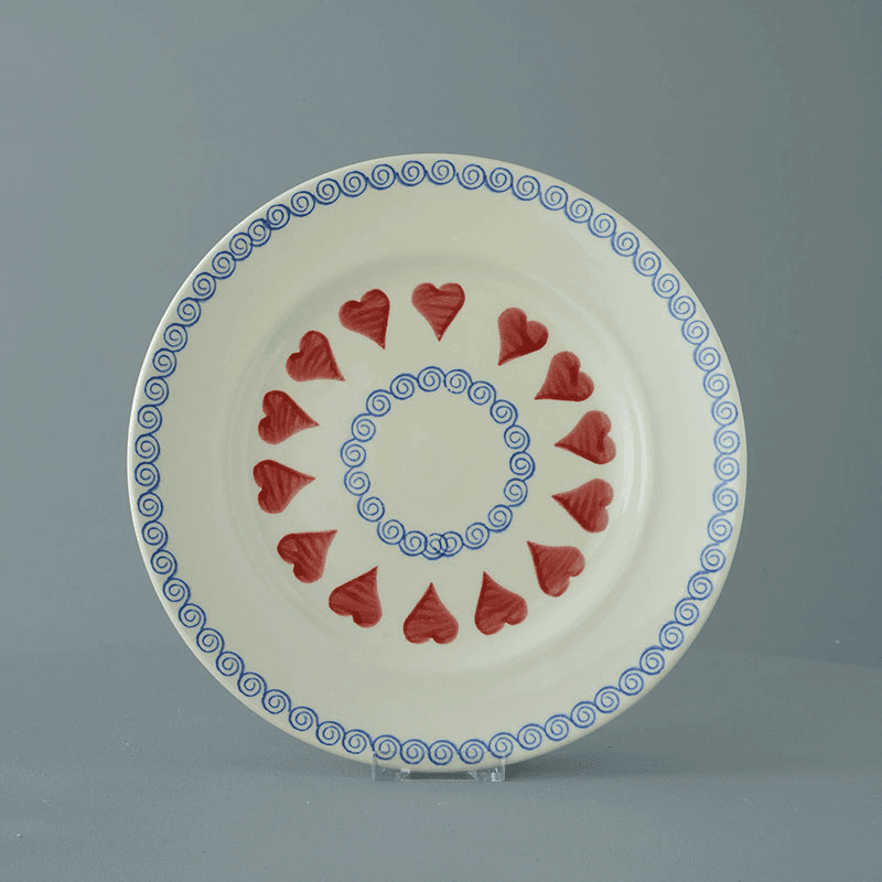 Hearts Plate, 25cm