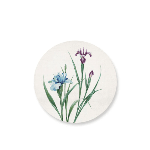 Image showing the Iris Set of 4 Round Placemats, D34cm, Multi product.