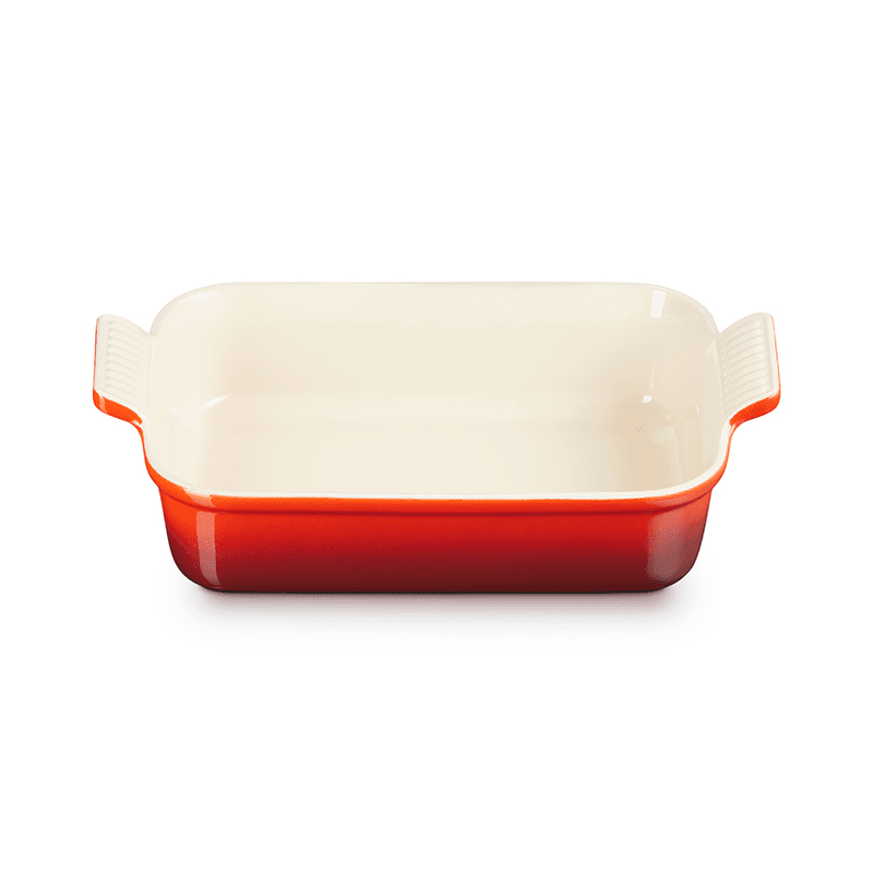 Stoneware Rectangular dish, 26 x 19cm - 2.3 litre, Cerise