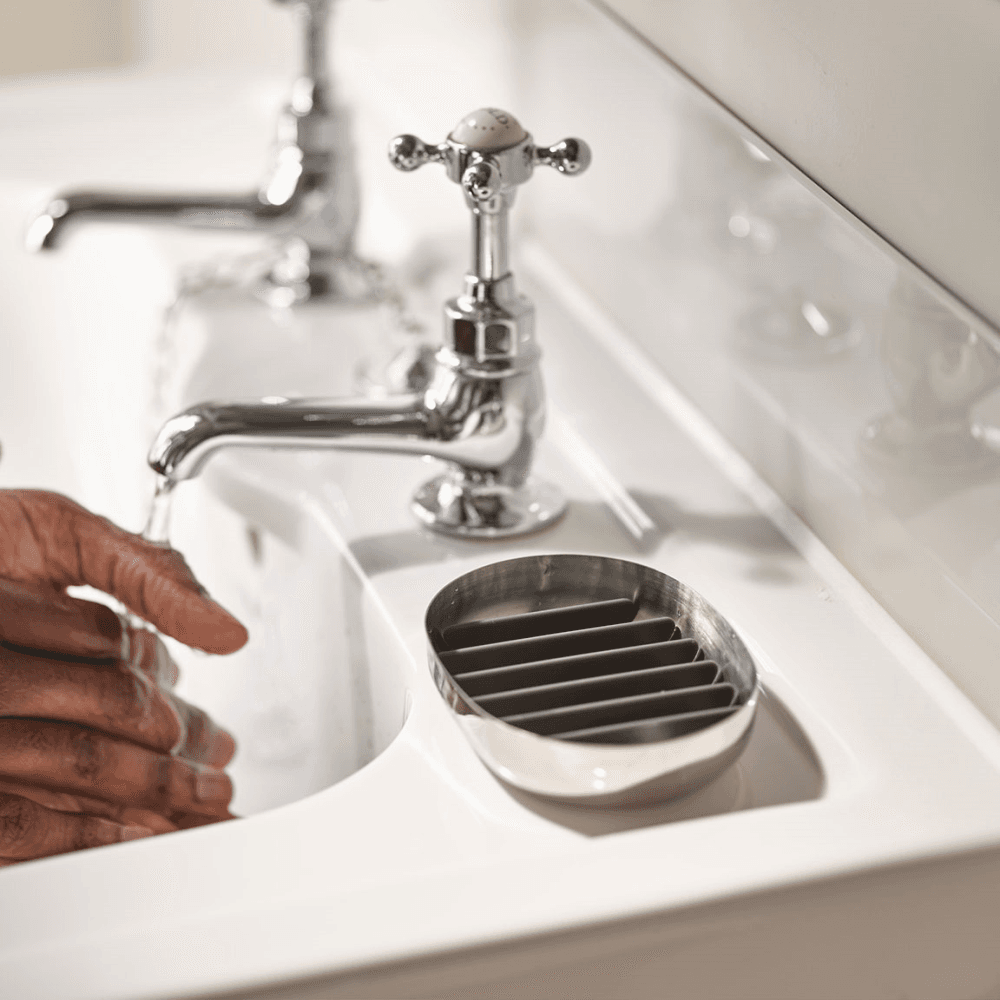 EasyStore Luxe Soap Dish, Stainless Steel