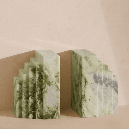 Image showing the Lola Pair of Bookends, H34cm, Green product.