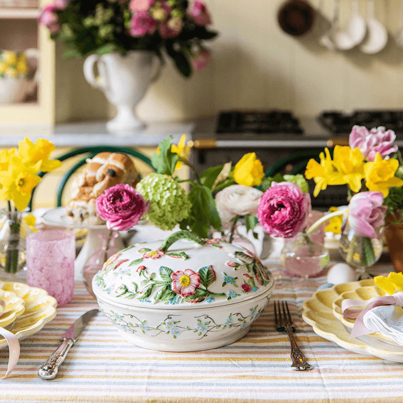 Giardino Lidded Serving Dish, H10 x W24 x D24cm, Multi