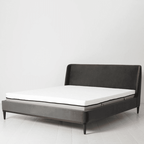Image showing the Bed 02 Velvet Super King Size Frame, Charcoal product.