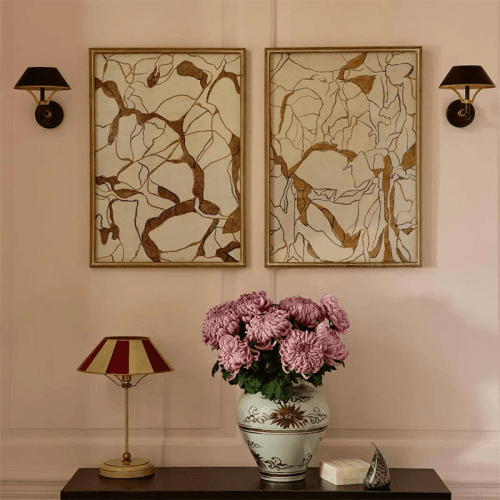 Image showing the Ravina Set of 4 Framed Prints, Multi product.