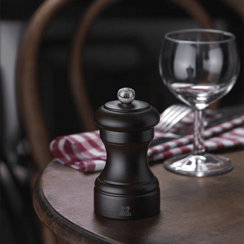 Bistro Pepper mill, 10cm, Chocolate Finish
