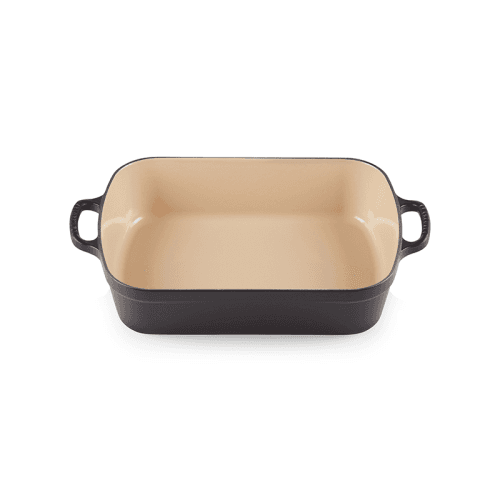 Image showing the Signature Cast Iron Rectangular roaster, 33cm - 4.9 litre, Satin Black product.