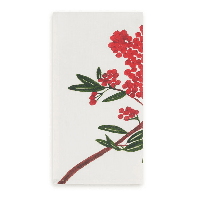 Les Airelles Linen Napkin, 50 x 50cm, Red