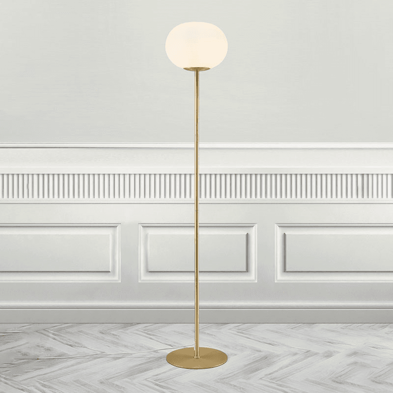 Alton Floor Lamp, H150cm, Opal white