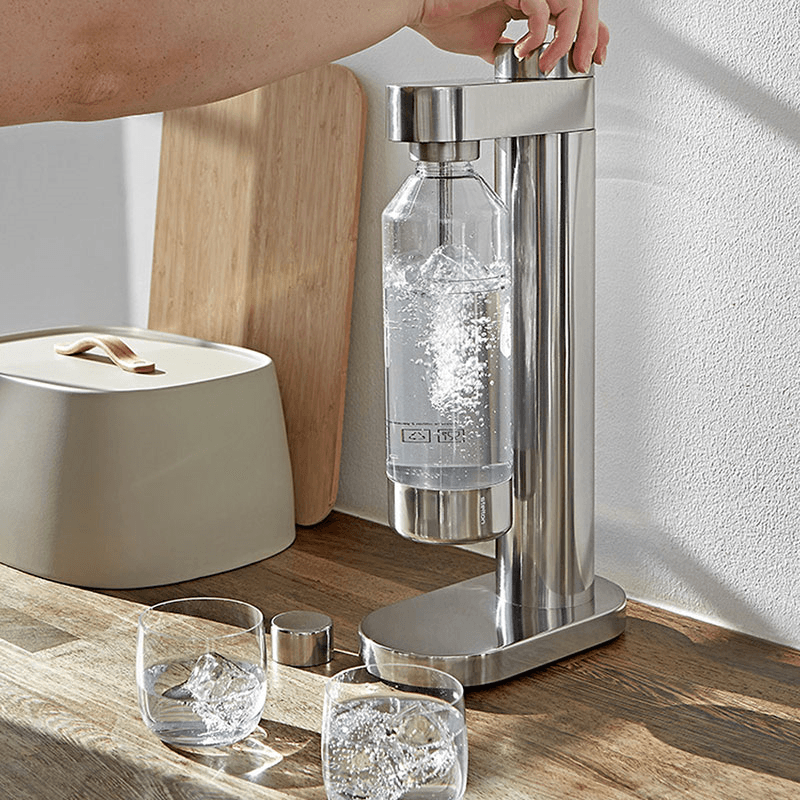 Brus Bottle Cabonator, 850ml, Steel