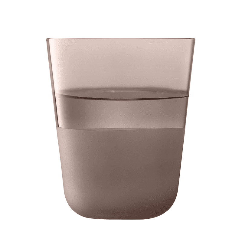 Arc Contrast Set of 2 Tumblers, 380ml, Earth