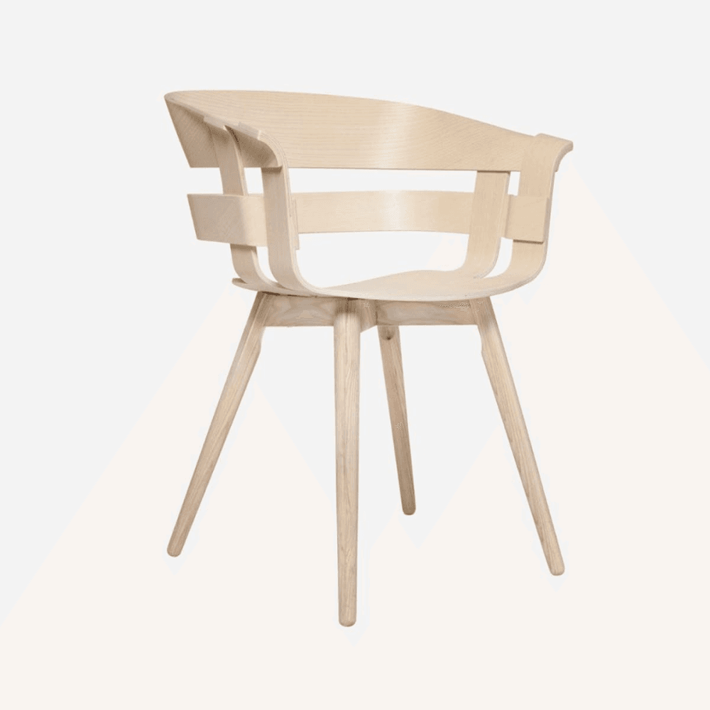 Wick Chair, 57 x 50.5 x 75cm, Brown