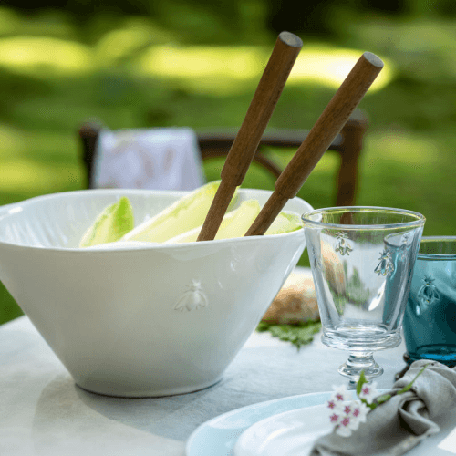 Image showing the Bee Salad Bowl, D26cm, Cream product.