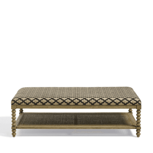 Image showing the Gwendolen Coffee Table, H42cm x W140cm x D89cm, Serigraph Black / Natural product.