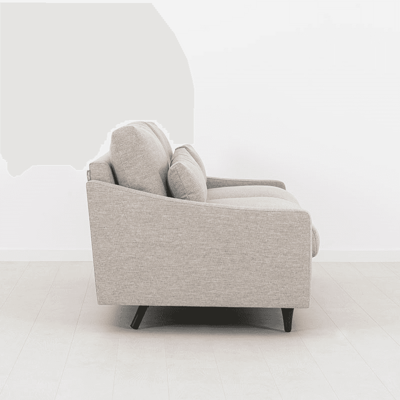 Model 07 Linen 3 Seater Sofa, Pumice