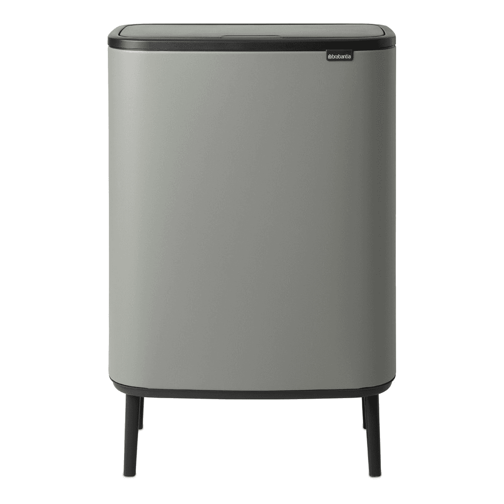 Bo Hi touch bin, 30 litre, Mineral Concrete Grey