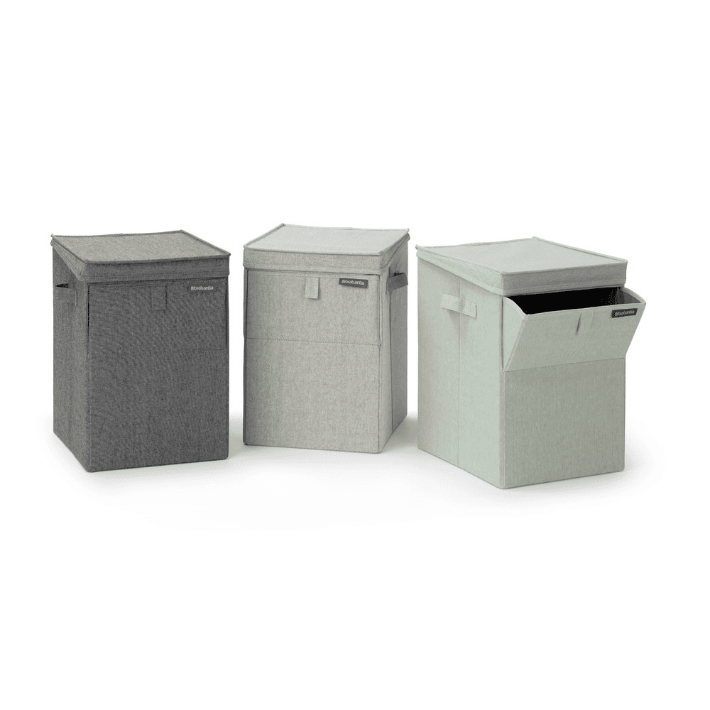 Stackable laundry box, 35 litre, Grey