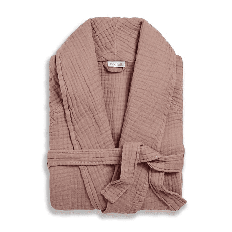 The Dream Cotton Robe, Large, Rust