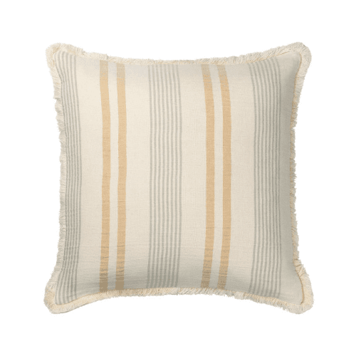 Image showing the Iris Cushion Cover, 50cm x 50cm, Yellow/Green product.
