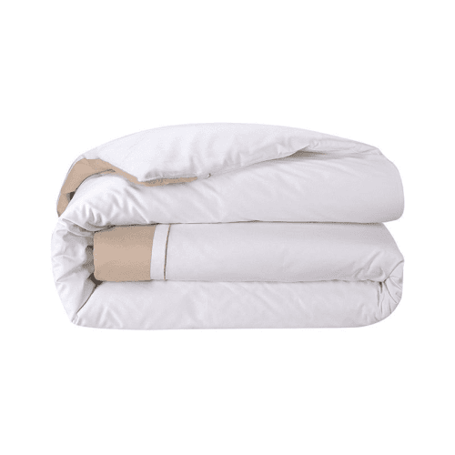 Image showing the Lutece - 300 Thread Count Egyptian Cotton Sateen Super king duvet cover, 260 x 220cm, Pierre product.