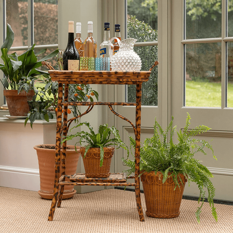 Rattan Plant pot, D18cm, Natural Rattan