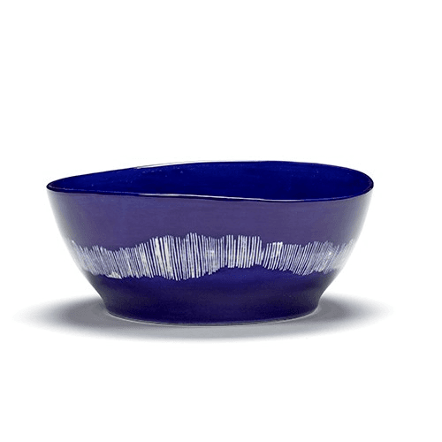 Image showing the Ottolenghi Set of 4 large bowl, D18, Blue And White product.