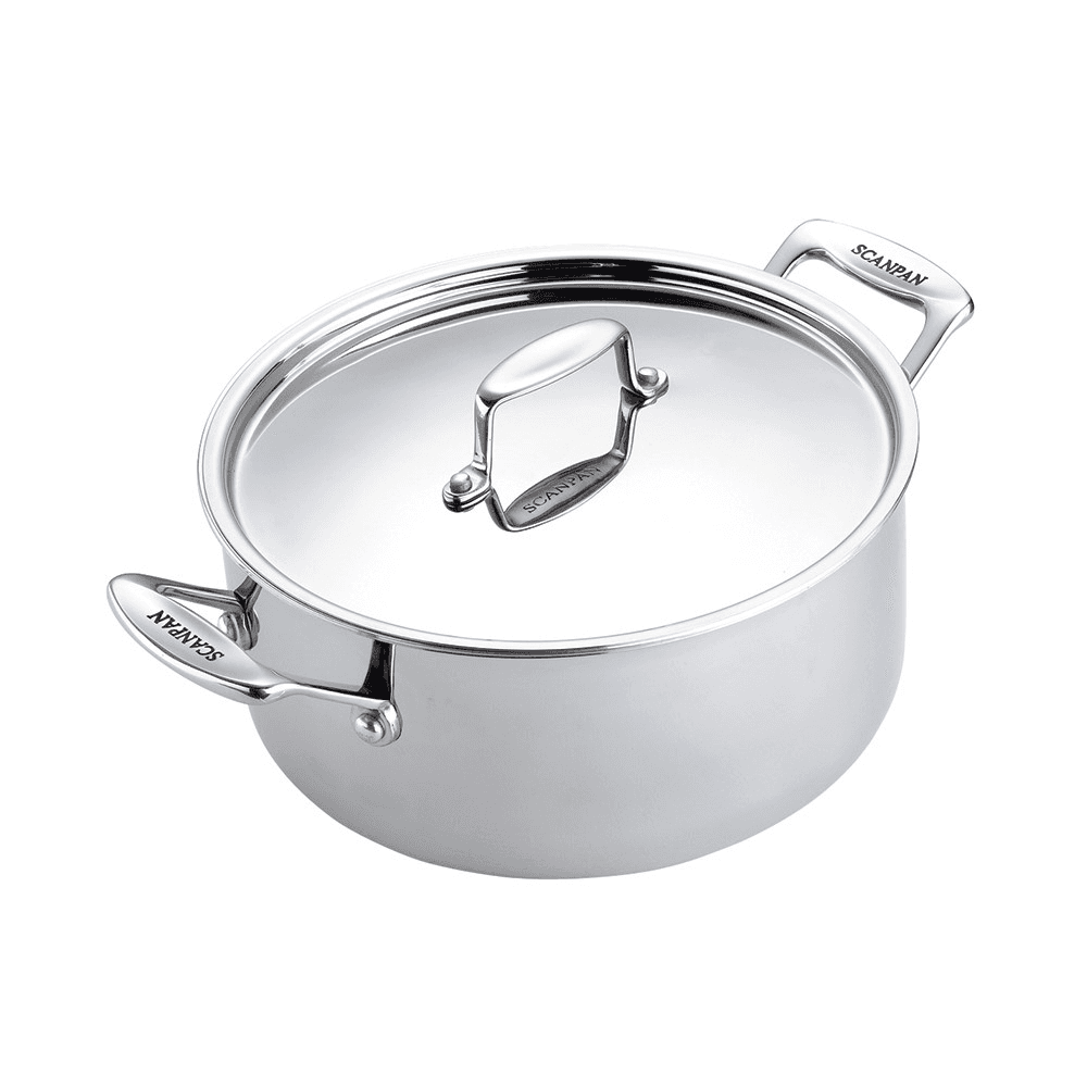 Fusion 5 Dutch oven with lid, 5.2 litre - D24cm, Stainless Steel